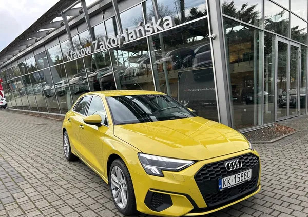 audi Audi A3 cena 121900 przebieg: 12512, rok produkcji 2023 z Toruń